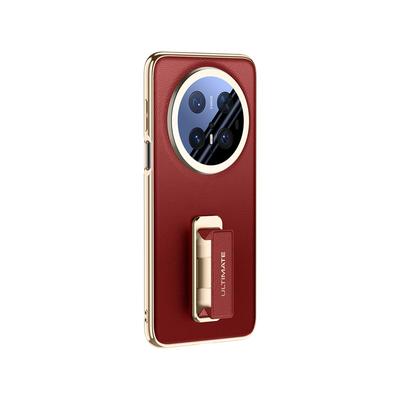 Suitable for Huawei Mate70pro Phone Case, Wristband Stand, M70 All-inclusive Lens Anti-drop Men's Leather Case