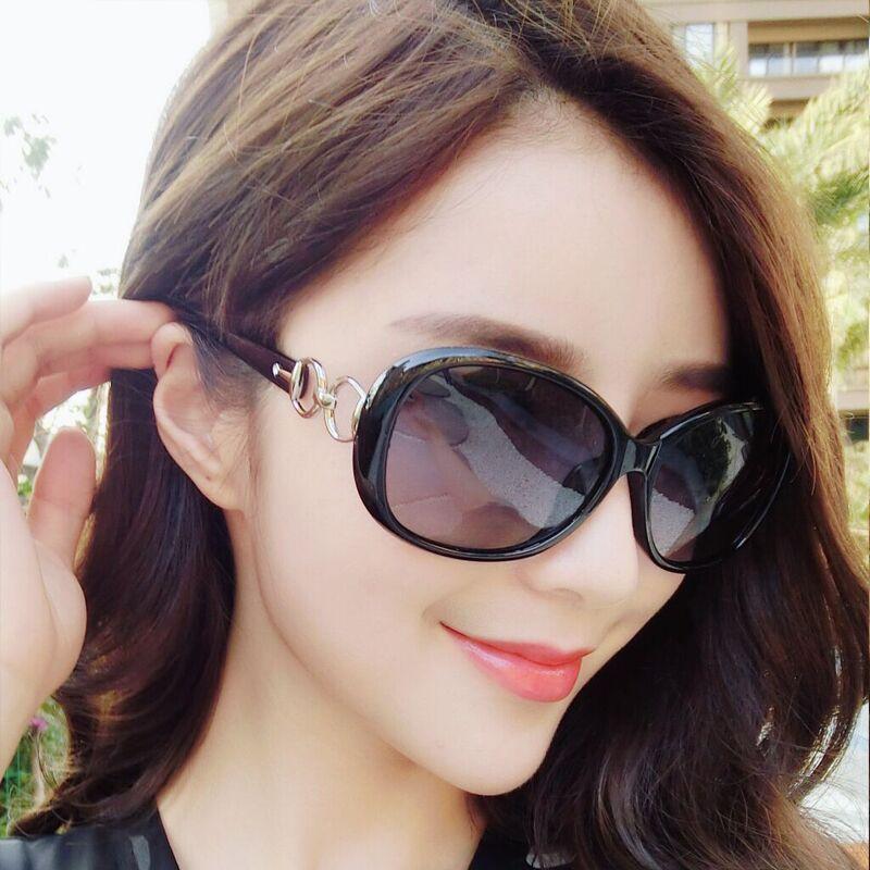 Sunglasses Women 15809 Jade Crystal Texture 9509 Sunglasses Gradual Change Sunglasses Toad Glasses