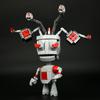 Alien Robot Dog Creative Model Building Blocks Kit Toys Collection Ornaments for Enthusiasts & Children Christmas Birthday Gift