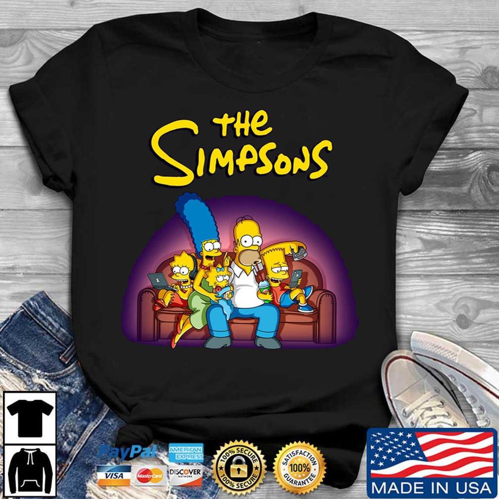 

Симпсоны Хэллоуинский специальный выпуск Основная футболка Футболка всех размеров Подарок Хэллоуин D1132 Унисекс Футболка M