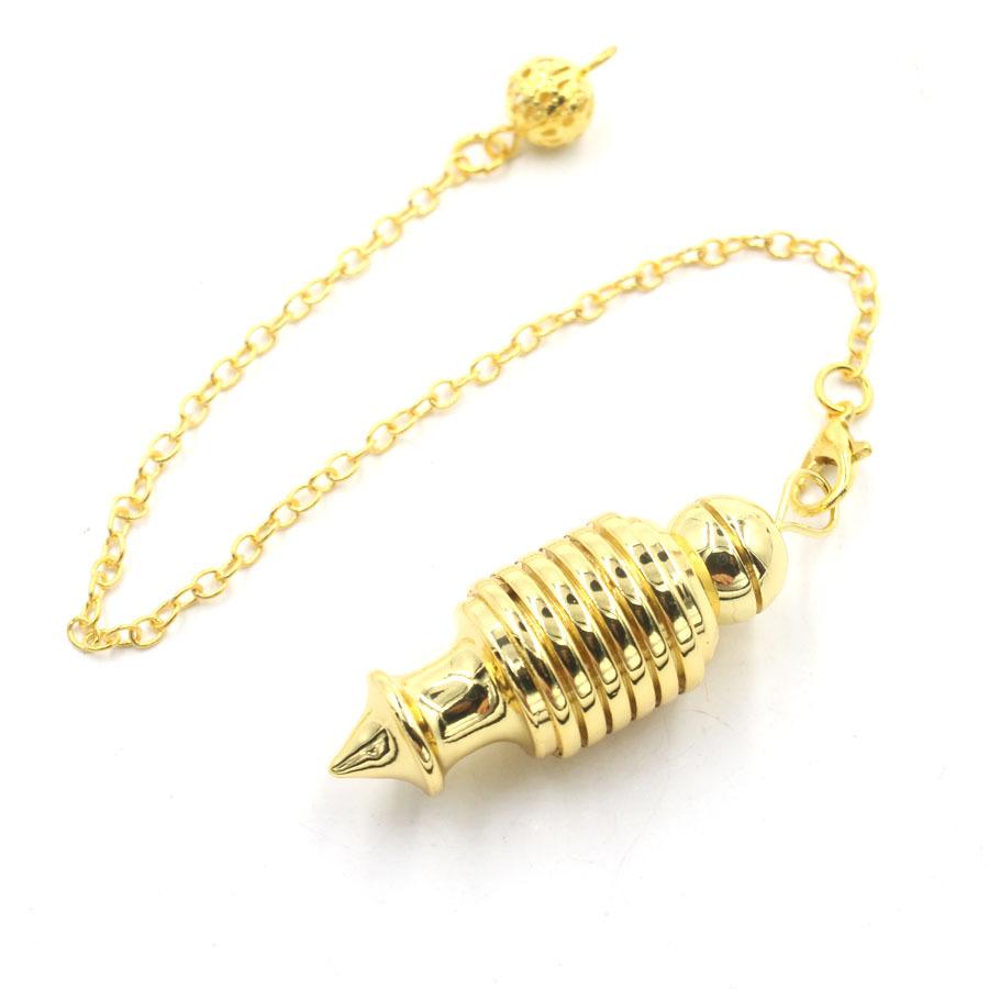 Silver Color Open Copper Pendulum for Dowsing Reiki Isis Metal Pendulum Dowser Question Answer Divination Spiritual Pendulo X229