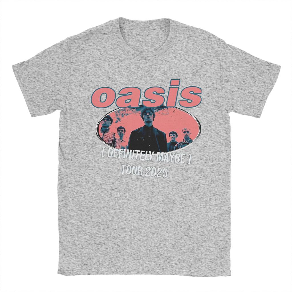 O-Oasis Zdecydowanie Może Koszulki Męskie Bawełniane Bluzki Modne Dekolt O Krótki Rękaw