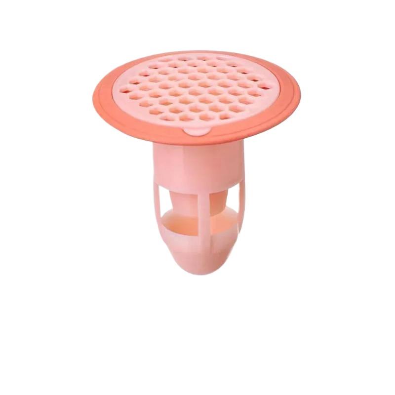 1-10PCSBath Shower Floor Drain StrainerCover Plug Trap Silicone Anti-odor Sink Bathroom Water Filter Insect Prevention Deodorant