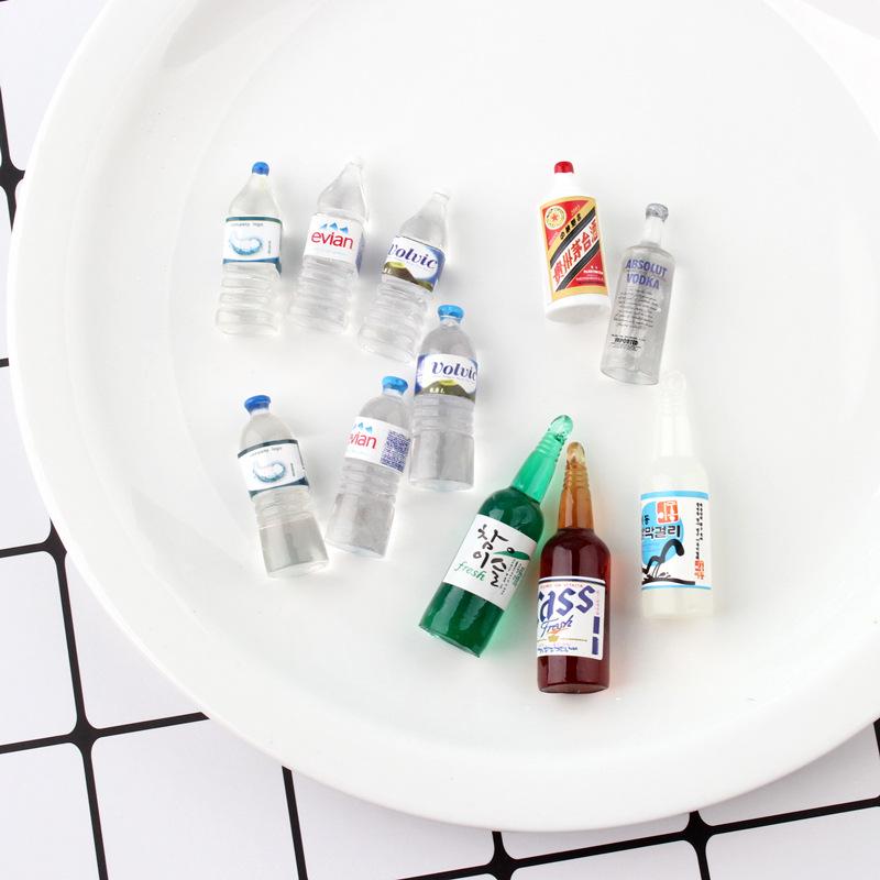 

1/12 Мини Бутылка Миниатюрный Кукольный Домик Орнамент Мини-Игрушка Домашнее Ремесло Фея Бонсай Декор DIY Аксессуары