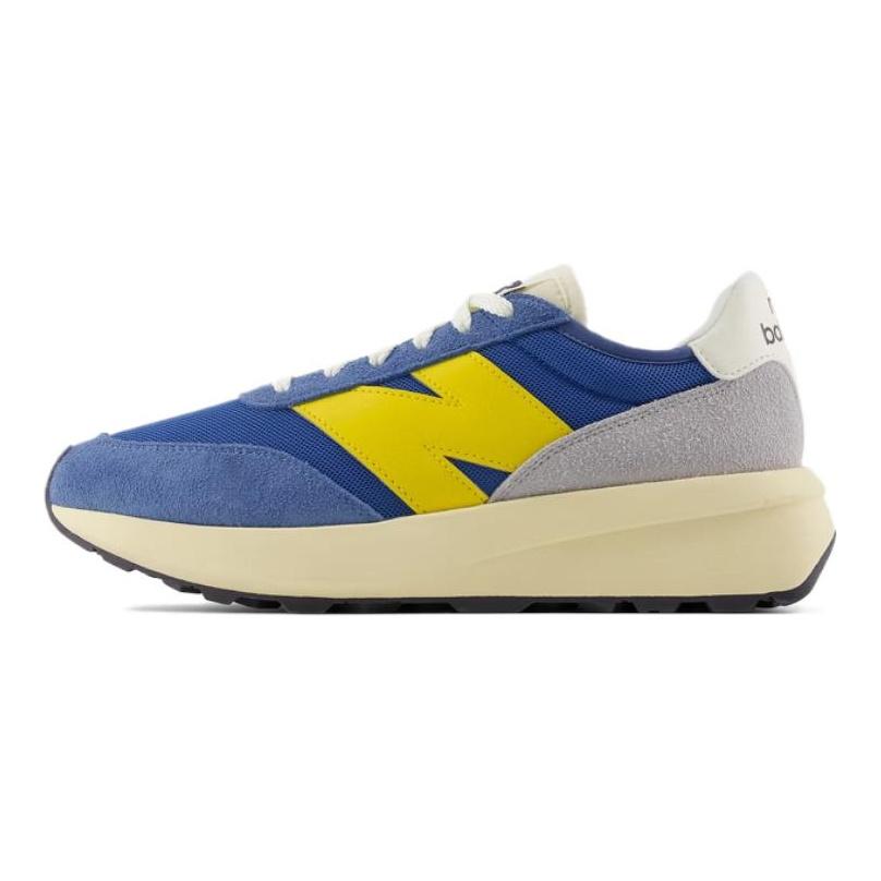 New Balance נעלי ריצה רטרו רב-תכליתיות בגזרה נמוכה יוניסקס סניקרס כחול אפור U370YB