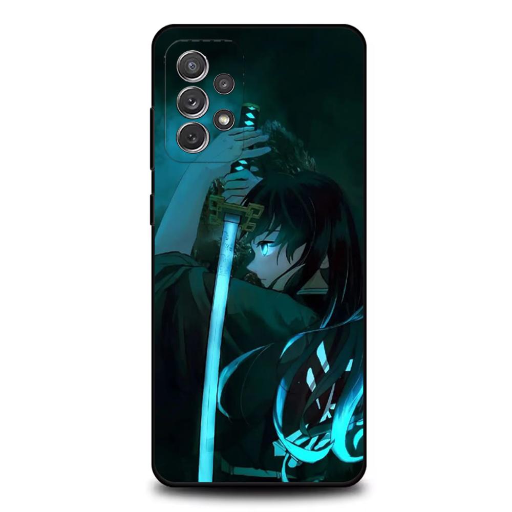 

Demon Slayer Muichiro Tokito Phone Case For Samsung S25,S24,S21,S22,S23,S30,Ultra,S20,Plus,Fe,Lite,Note,10,9,5G Black Cover Samsung S21fe