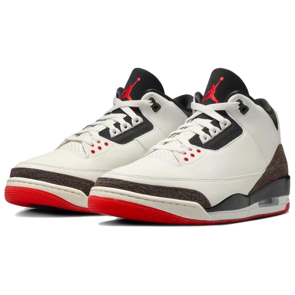 Jordan Air Jordan 3 Support Low Top Vintage Basketball Shoes Men's White Black IF4396-103