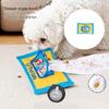 Fun Wet Wipes Treats Feeder Sniffing Training Toy For Dog with Noise Maker And Reward Pouches Enhancing Cognitive Skill