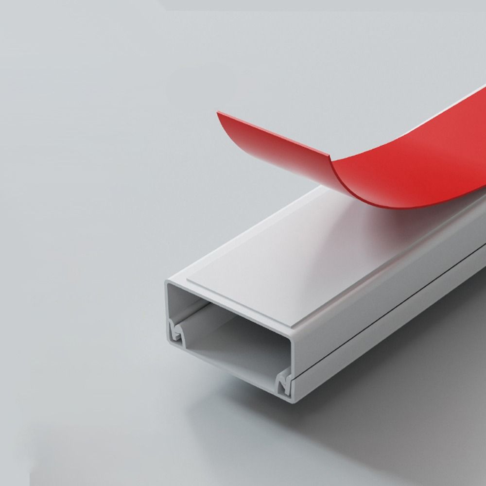 1m Cable Trunking Self-Adhesive Cord Protector High Quality Electric Wire Slot  Floor