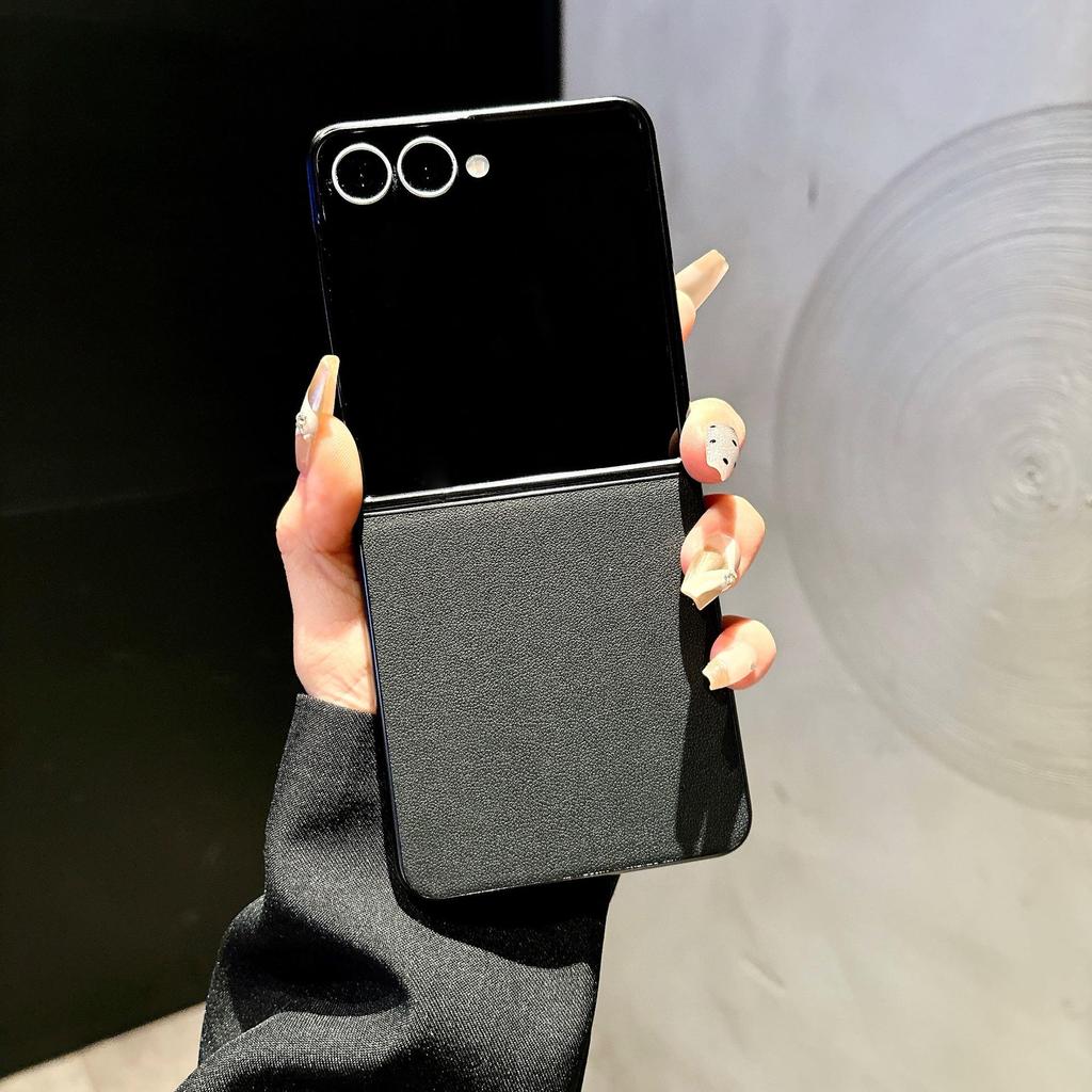 Husă Flip din Piele Placată cu Metal pentru Samsung Galaxy Z Fold 7