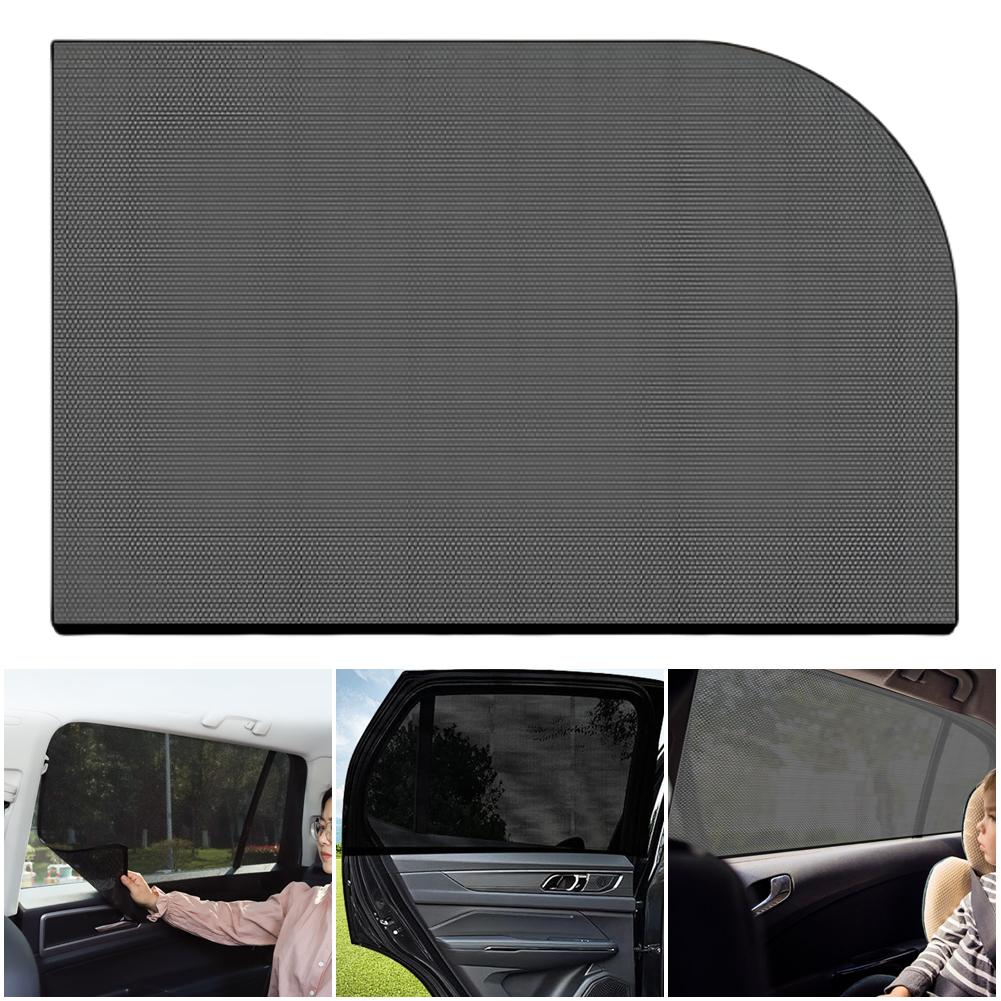 UV Protection Car Curtain Rear Side Window Sunshade Cover Repellent Mosquito Mesh Net Mesh Car Mosquito Net Auto Accessories