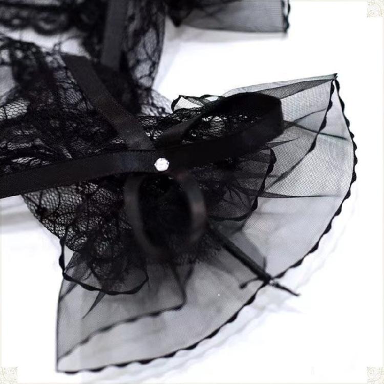 Elegant Lace And Bows Lady Sleeves For Women Enhances Your Look At Conventions And Parties