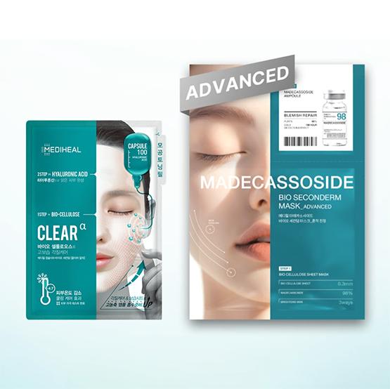 Mediheal MADECASSOSIDE Bio Seconderm Mask 10EA