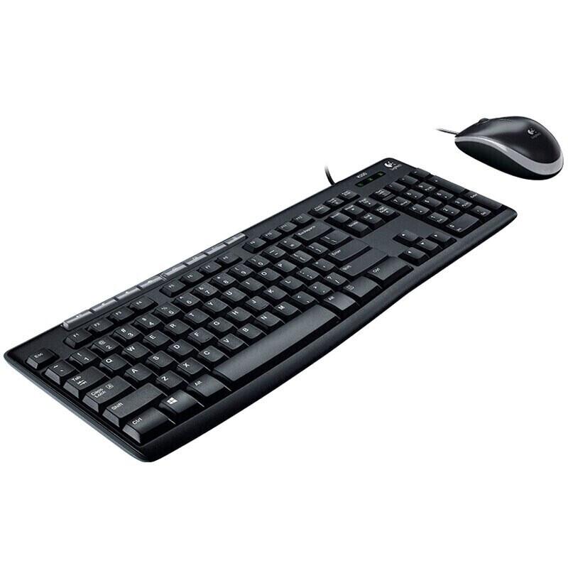 Logitech MK200 Wired Multimedia Keyboard and Mouse Combo