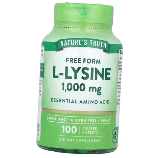 

L Лизин, L-Lysine 1000, Nature s Truth 100 caplets (27509003) 100caplets