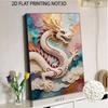 5D Round Pearl Painting Kit Majestic Dragon Pattern DIY Handmade Rhinestone Art Home Interior Decor Gift