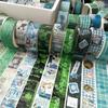 36rolls Multi Pattern Paper Washi Tape Set Blue Green Girl Style Classical Adhesive Masking Tapes Decoration Stickers
