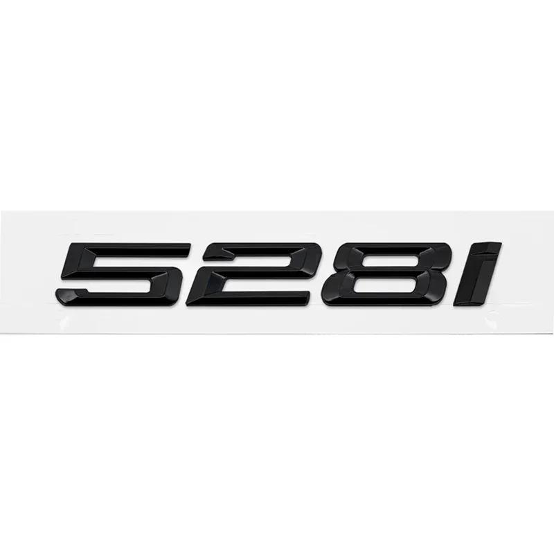 ABS Car Rear Trunk Letters Logo Badge Emblem Sticker For BMW 5 Series 520i 525i 528i 530i 535i 540i 523i E39 E60 E61 F10 F11 G30