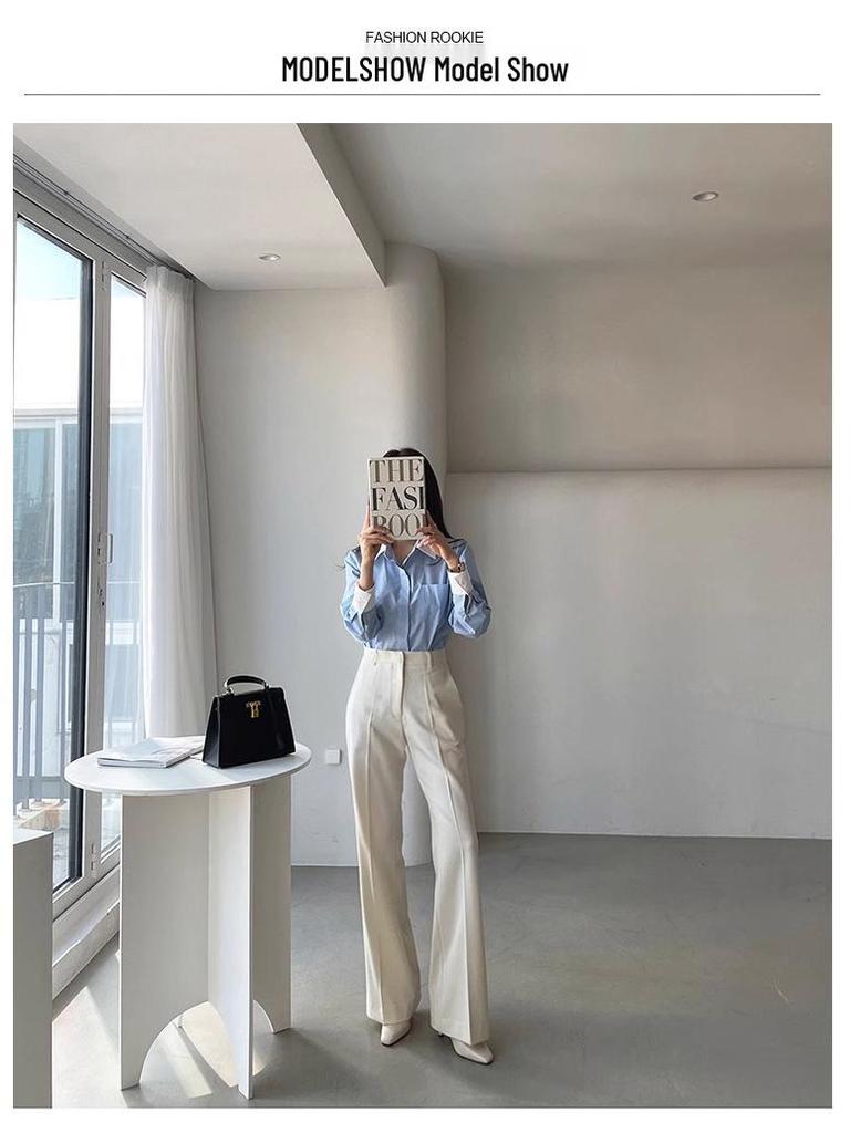 High-Waisted Women's Petite Flare Pants - Autumn/Winter 2024 Collection