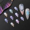 100 Pcs Mini Shiny Goldfish Dolphin Jellyfish Nail Decorations  3D Nail Charms