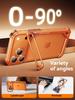 9-Shaped for iPhone 18 17 Pro Max Bumper Phone Case Metal for Magsafe Wireless Charging With Lens Holder Stand Frameless