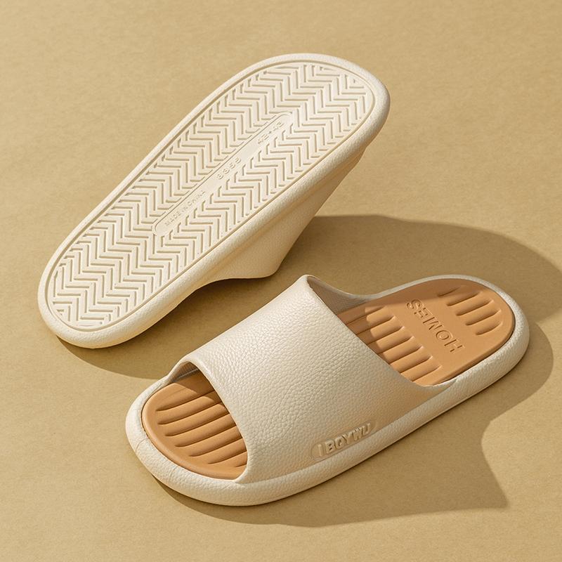Summer Fashion Women Men Indoor PVC Comfortable&Durable Bottom Home Slippers Household Slippers Anti-slip Outdoor Beach Slides