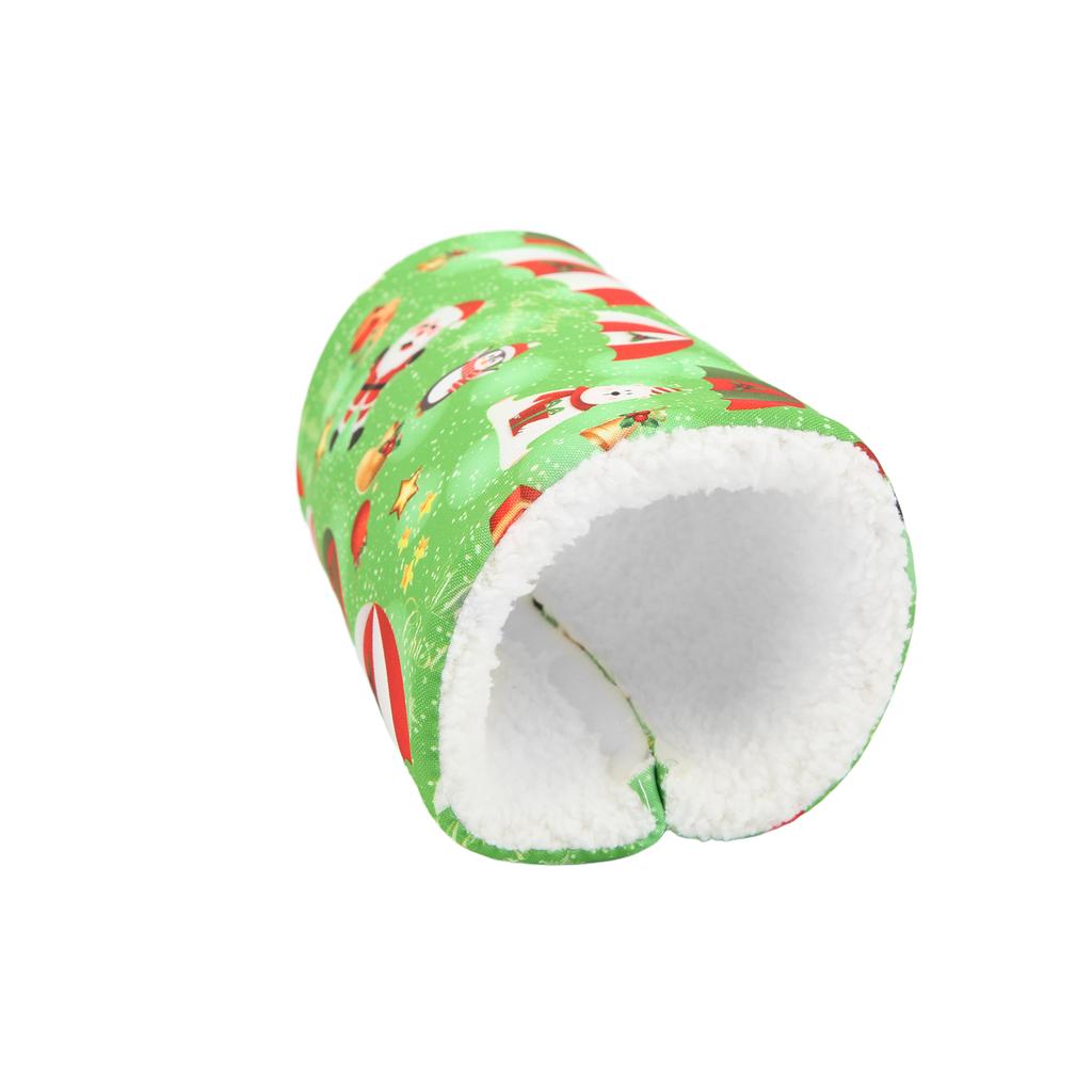 Small Pet Hamster Tunnel Cotton Nest Winter Warmth Channel Cotton Nest for HamsterSingle Channel Green