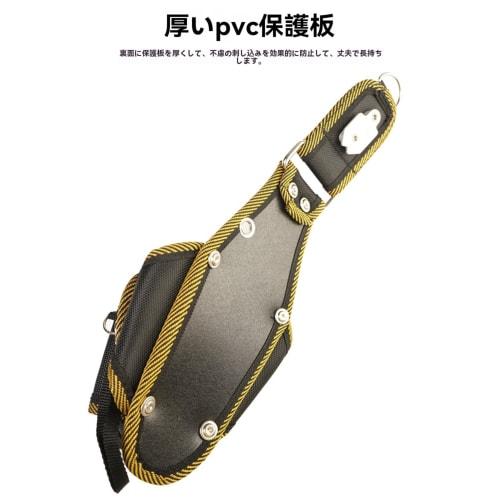 FFYGYNFDE Waist Bag, Nail Pouch, Spring-Locked Closure, 3-Tier Design, Tool Organizer with Detachable Tool Holder, Multifunctional Parts Storage, Tool