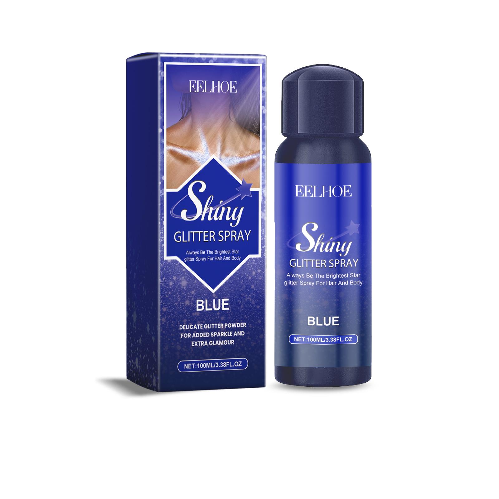EELHOE Glitter Powder Spray Body Highlighter Makeup Shine Shimmer Glow Body  Makeup Daily Party