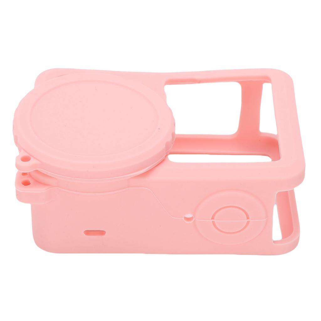 Silicone Protective Case Fit For ACTION 6 Sports Camera Drop Protective Sleeve Soft Skin Case Cover Lens with Lanyard