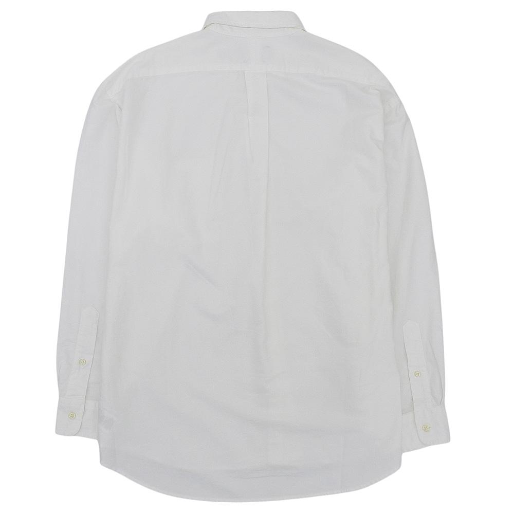 POLO RALPH LAUREN THE BIG SHIRT Button-Down Oxford Shirt, Men's, White, Size M tops M whiteUsed
