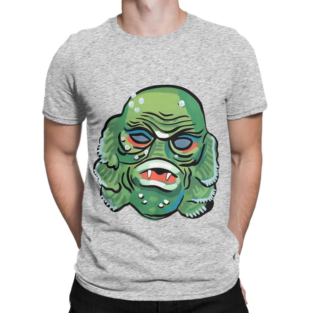 cCreature From The Black Lagoon Art Graphic 100 Cotton TShirt cCreature from the Black Lagoon Tees Tops For Unisex