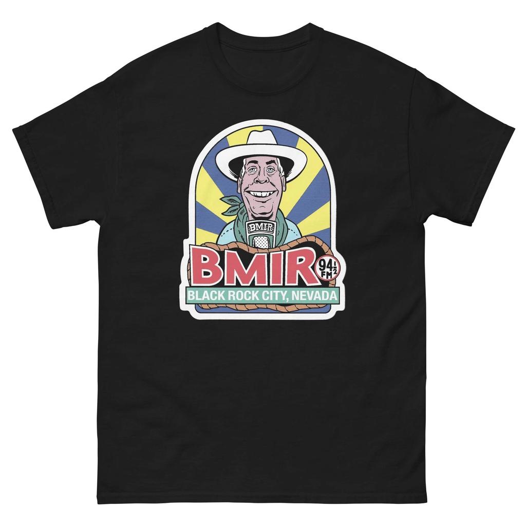 BMIR Radio 94.5 Black Rock Nevada Graphic Tee T Unisex classic tee