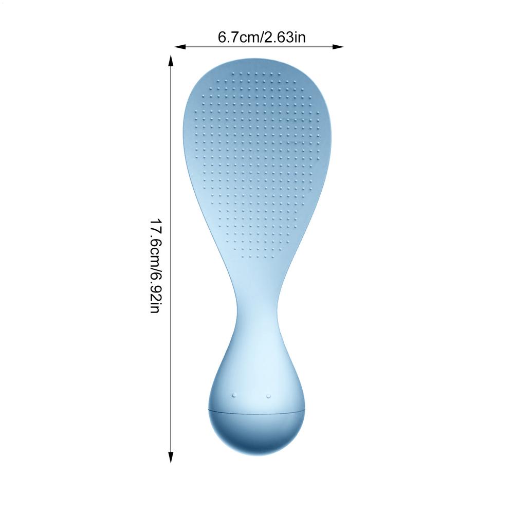

Неприлипающие и устойчивые пластиковые лопатки для риса, термостойкие ложки для риса, лопатка для рисоварки, аксессуары для дома и кухни синий