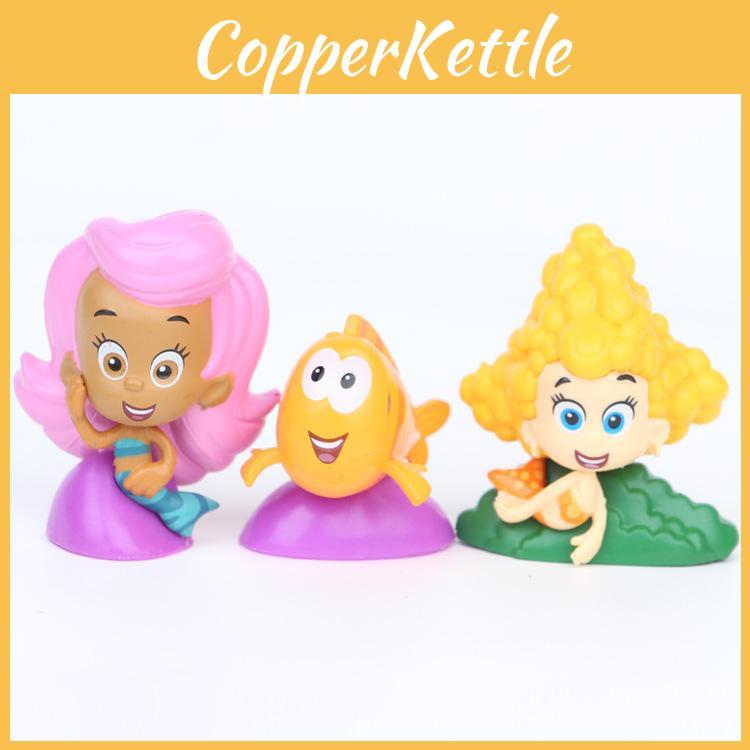 Figura Mini Plástico Bubble Guppies Decoração Para Topo de Bolo e Colecionadores