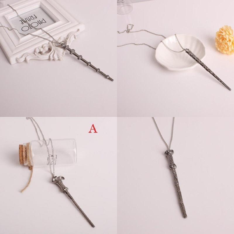 Magic Wand Pendant Necklace For Men And Women Stunning Alloy Fashion Jewelry