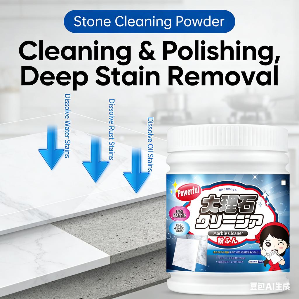 Stone cleaning powder,kitchen quartz stone countertop,tile powerful stain removal and cleaning powder,marble plate color seepage