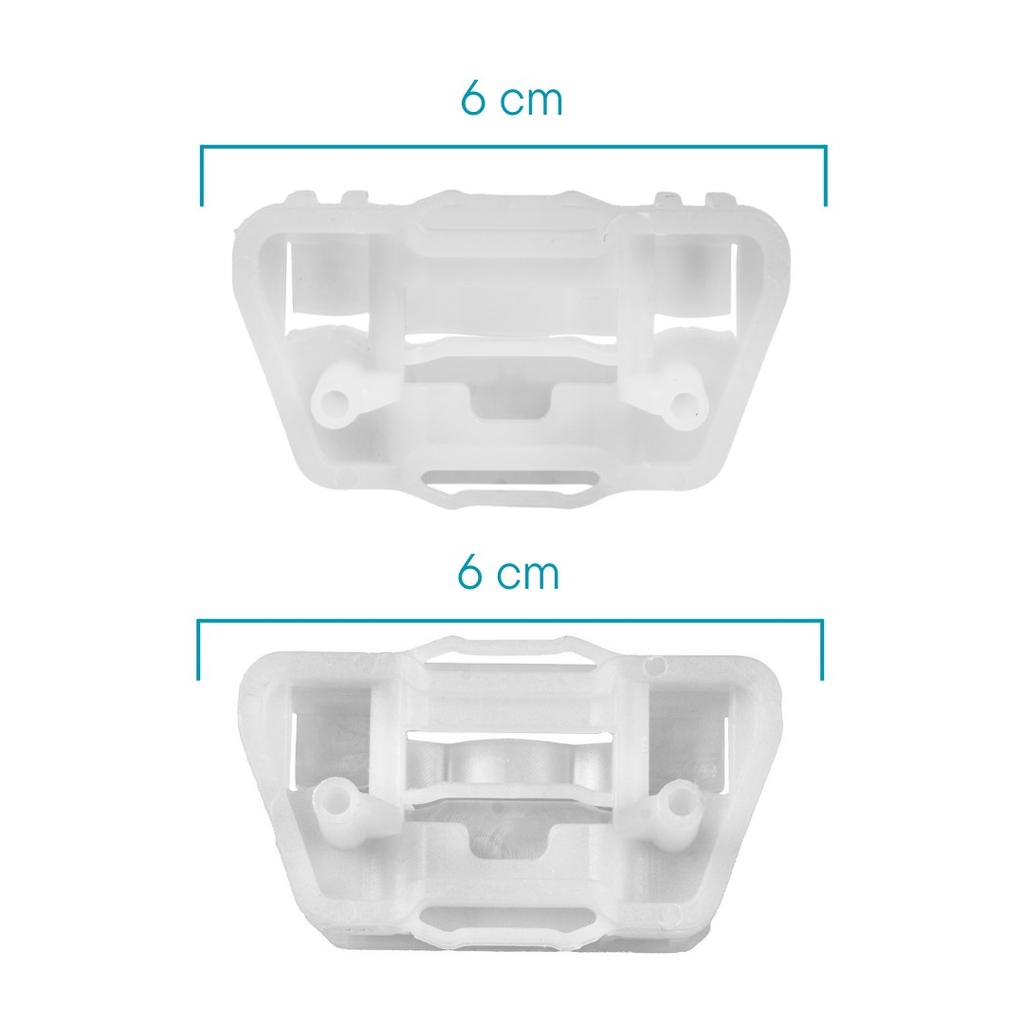 Front Window Jack Plastic Set - Right & Left for Jaguar X-Type