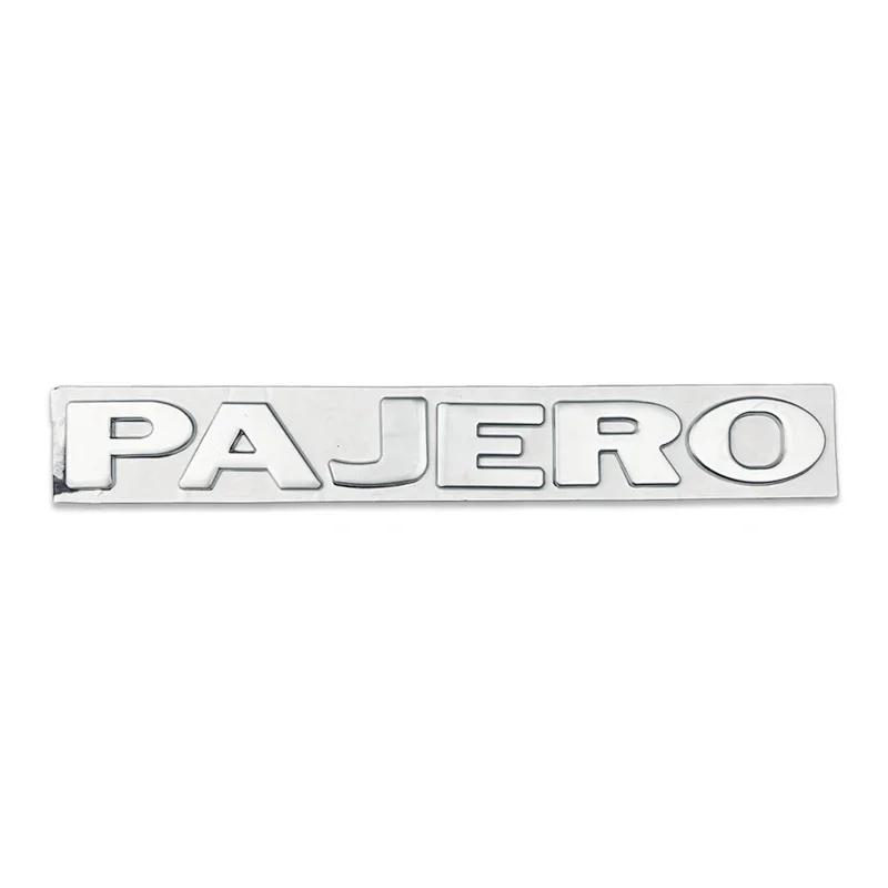cwykqr1 Metal Car Letters Emblem Trunk Sticker for Mitsubishi PAJERO Decorative Badge Auto Body Side Decal Accessories