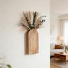Natural Timber Wall hungry Display For Home Office Enhancement And Limited Space Cultivation