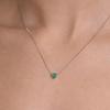TATIANA (925 Silver) Heart Pendant Necklace NZ2515 Green