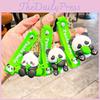 Entzückender Chengdu Panda Plüsch Schlüsselanhänger Weicher Silikon Schlüsselanhänger Perfekt Für Paare Und Freunde