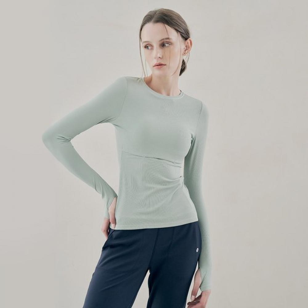 

Huit Long Sleeve Undercut Tee Htwtl2i06t BK/XS