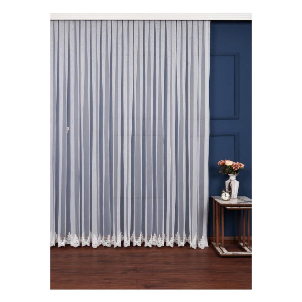 Tulle Curtain With Extra Use To Use Single Wing