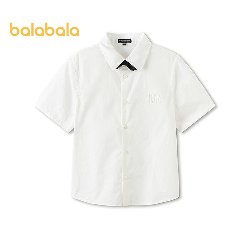 Balabala Boys  Cotton Short-Sleeve Shirt 110