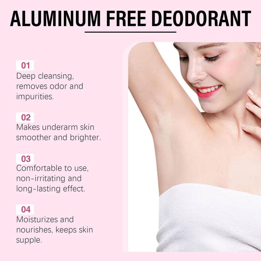 Desodorante Natural en Barra Axilas Mal Olor Sudoración Eliminación Mantener Axilas Frescas Aroma Anti Olor Antitranspirante Cuidado Corporal