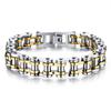 Heren RVS Trendy Geometrische Rock Motorfiets Ketting Fiets Armband voor Feest
