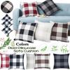 6 Colors Comfortable Sofa Cushion Cover Plaid Pattern Pillow Case Cover European Modern Pillow Cushion Cases  for Home Bed,Sofa