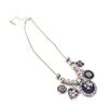 Les Trésors De Lily [F4358] - Designer Necklace 'Esmeralda' Purple