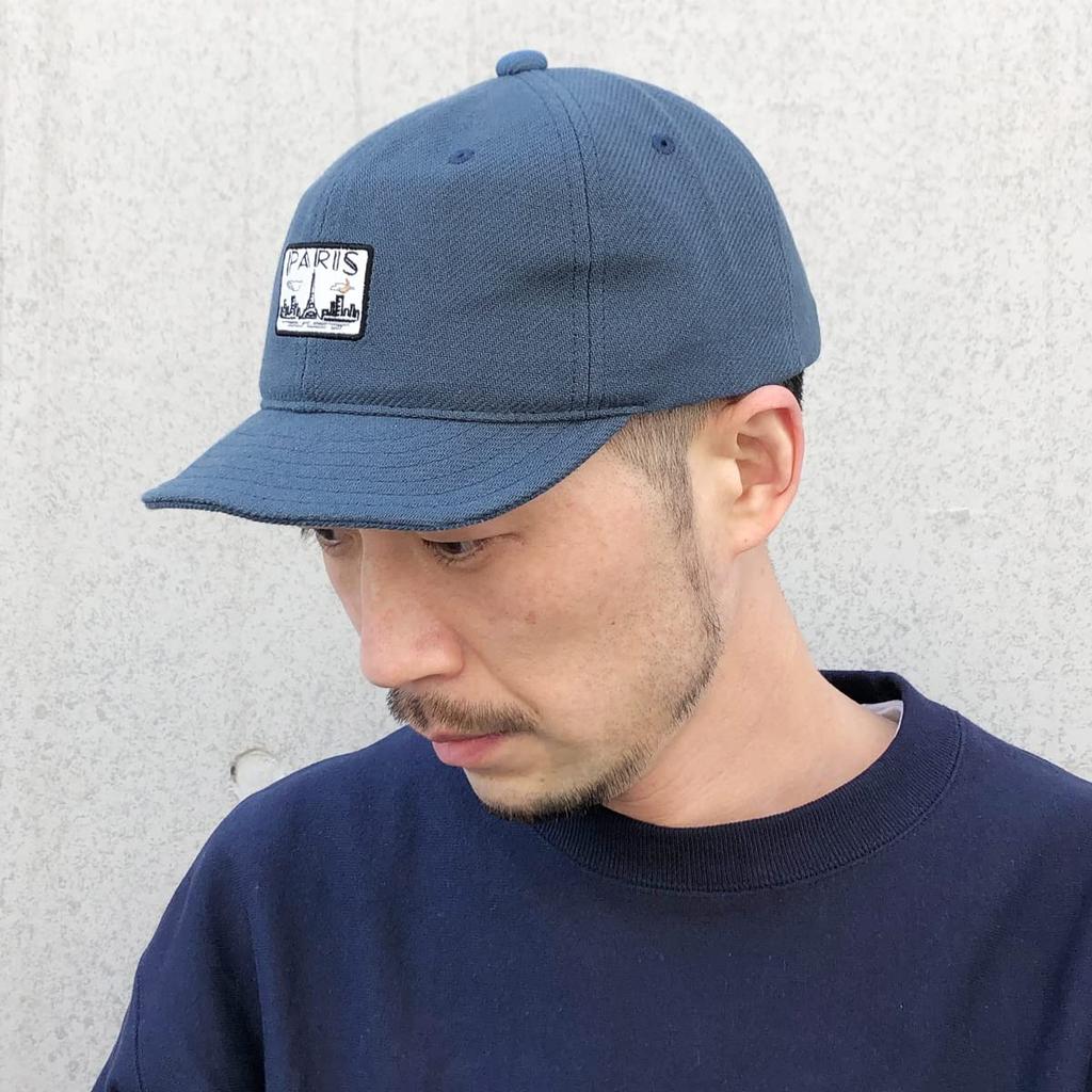 Basiquenti City Short Cap Umpire Cap Antibacterial Deodorant Moisture Wicking Quick Dry Unisex Free Size Blue